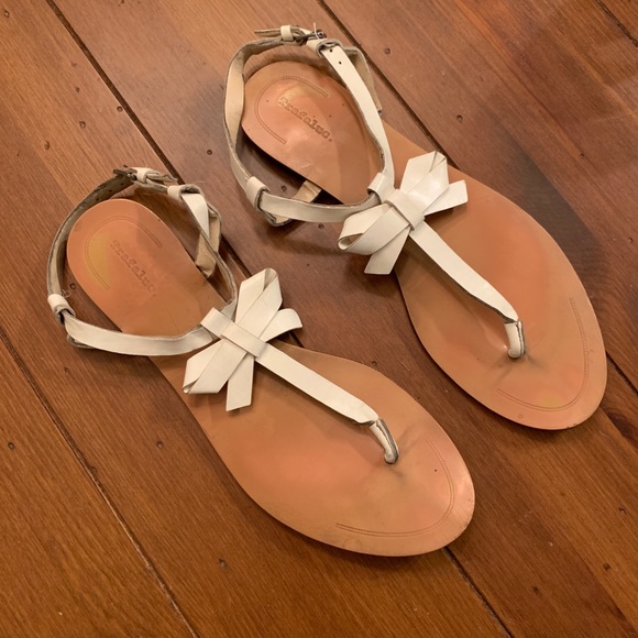 Zara Shoes - Zara White Strap Sandals